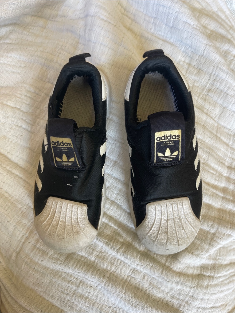 Adidas black shoes